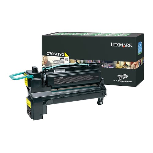 LEXMARK TONER AMARELO C792/X792 C/RETORNO 6K - Lexmark C792A1YG