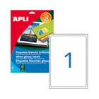 Etiquetas 199,6x289mm 10Fls A4 Branco Glossy Apli 10un - APLI APL2926