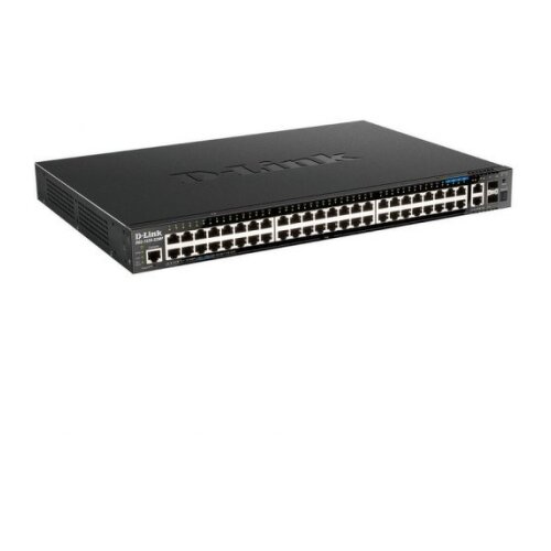D-Link Managed Switch 44 portas Giga PoE + 4 portas 2.5G PoE + 2 portas 10G + 2 portas 10G SFP - D-Link DGS-1520-52MP