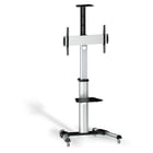Suporte de chão Aisens Eco com rodas - Suporte para DVD e câmara (TV 37?-70?) - Prateado - Aisens 172691
