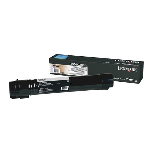LEXMARK TONER PRETO X950, X952, X954 CAP EXT 32K - Lexmark X950X2KG