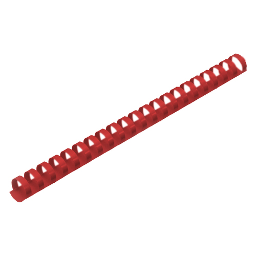 Argolas PVC Encadernar 14mm Vermelho 90 Folhas 100un - Fellowes 1713052