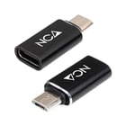 Adaptador Micro USB/M para USB-C/H Nanocable - Preto - Nanocable 231947