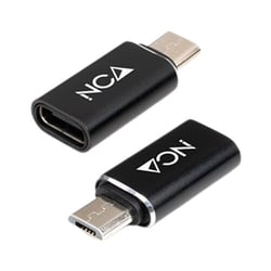 Adaptador Micro USB/M para USB-C/H Nanocable - Preto - Nanocable 231947