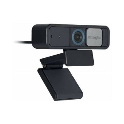 Kensington PRO 1080P Auto Focus Webcam W2050 - 93° Campo de visão diagonal - Lente de vidro de alta qualidade - Ajuste manual do ângulo da câmara - Microfones estéreo omnidireccionais - Preto - Kensington K81176WWWW - Kensington K81176WWWW - Kensington K81176WWWWW