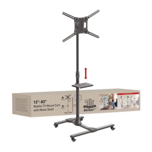 BARKAN SUPORTE CHAO INCLINAVEL 13"-83" C/PRATELEIRA SW411H - Barkan SW411H