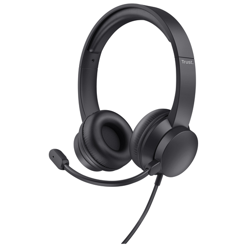 TRUST HEADSET C/MICRO AYDA USB NOISE CANCEL USB BLACK - Trust 25088