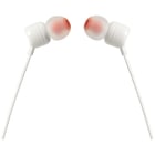 JBL EARPHONES TUNE T110 3.5" WHITE - JBL JBLT110WHITE