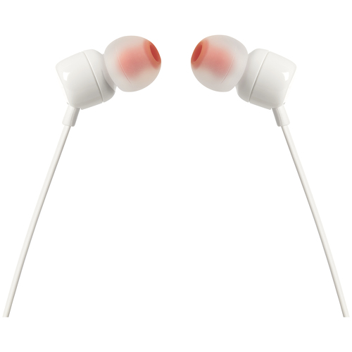 JBL EARPHONES TUNE T110 3.5" WHITE - JBL JBLT110WHITE