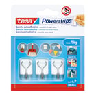 Gancho Adesivo Tesa Powerstrips 1Kg Branco 3un - Tesa 1561102