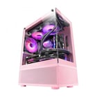Mars Gaming MC-SE Minitorre Gaming - Doble Cristal Continuo - AirTech Mesh - Doble Camara - Filtro Magnetico - Conectividad Avanzada - Gestion de Cables - Color Rosa - Mars Gaming 295322