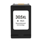 Cartucho de tinta preto remanufaturado HP 305XL - mostra o nível de tinta - substitui 3YM62AE/3YM61AE - HP HI-305XLBK