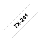 Fita Laminada 18mmx15mts Fundo Branco / Texto Preto - Brother BROTX241