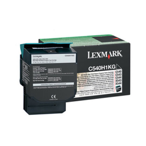 Toner LEXMARK Retorno Preto C540H1KG 2500 Pág. - Lexmark LEX0C540H1KG