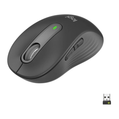 Mouse USB sem fio Logitech Signature M650 M 2000 dpi - 5 botões - Uso por destros - Logitech 910-006253