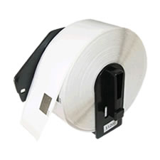 Etiquetas pré-cortadas compatíveis com DK-11201. Etiquetas pré-cortadas de direção standard (papel térmico). Etiquetas brancas de 29 x 90mm - DK-11201C (Compatível)