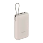 Xiaomi Tan GL Powerbank 20000 mAh - 33W - Cabo integrado - Carregamento rápido - Múltiplas camadas de segurança - Cor bege - Xiaomi BHR8851GL
