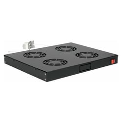 EQUIP FAN MODULE 4 FANS BLACK - Equip EZF-4-B