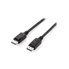 Cabo DisplayPort macho/macho Equip - Suporta resolução até 4096x2160 - Cabo de 2m. - Cor Preto - Equip 119332