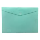 Bolsa A4 com Fecho Velcro Mate Menta Pastel 1un - Outras 1003864