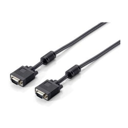 Ewent Cabo VGA/SVGA 15pin HD plug M/M com ferrites, CU,AWG28, 5.0m - Ewent EC1105