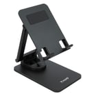Suporte secreto ajustável Tooq para telemóvel ou tablet até 12,9? - Cor preta - Tooq 241527
