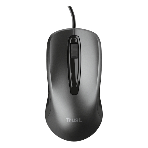 Rato USB Trust 1200dpi - 3 botões - Utilização ambidestra - Cabo de 1,70 m - Trust 24657