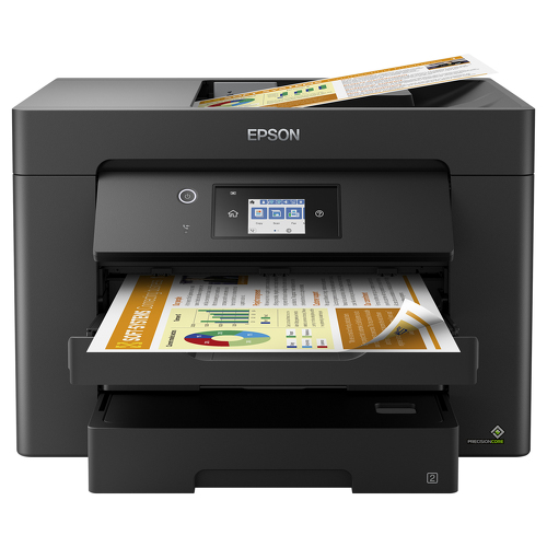 Epson WorkForce WF-7830DTWF, Jato de tinta, Impressão a cores, 4800 x 2400 DPI, Digitalização a cores, A3, Preto - Epson C11CH68401