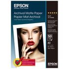 EPSON Matte archival paper inkjet 192g/m2 A3 50 sheets 1-pack - Epson C13S041344
