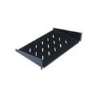 WP RACK PRATELEIRA FIXA 2U 350MM BLACK RAL 9005 - WP Rack WPN-AFS-22035-B
