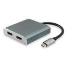 Equip Adaptador USB-C Macho a 2x HDMI Hembra - Equip 133464