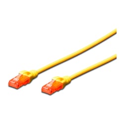 EWENT CHICOTE CAT6 UTP 2MT AMARELO - Ewent IM1017