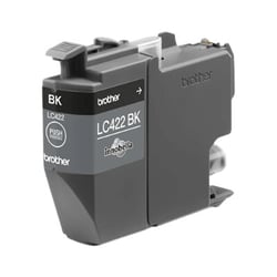 Cartucho original Brother de tinta preto Duração estimada: até 550 páginas (segundo ISO/IEC 24711) - Brother LC422BK