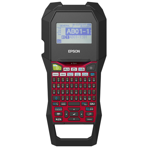 Epson LabelWorks LW-Z700FK, AZERTY, Trasferência termal, 180 x 180 DPI, 30 mm/seg, AA, Preto, Vermelho - Epson C51CF25130