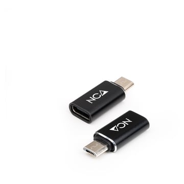Adaptador Micro USB/M para USB-C/H Nanocable - Preto - Nanocable 231947