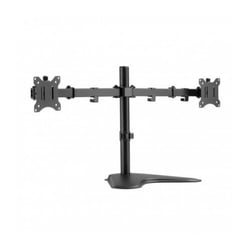 Suporte de mesa Equip com braços articulados para 2 monitores 17"-32" - Gestão de cabos - Peso máximo 8kg - VESA 100x100mm - Equip 650123
