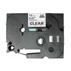 Brother TZe131 Cinta Laminada Generica de Etiquetas - Texto negro sobre fondo transparente - Ancho 12mm x 8 metros - Genérico BR-TZE131