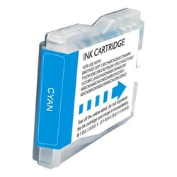 Brother LC1000XL/LC970XL Cyan Generic Ink Cartridge - Substitui LC1000C/LC970C - BI-LC1000XLCY