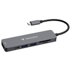 VERBATIM DOCK 4K USB-C 1xHDMI 1xUSB-C PD 1xUSB-A 3.2 1XUSB-A 2.0 CR PD100W - Verbatim 32156