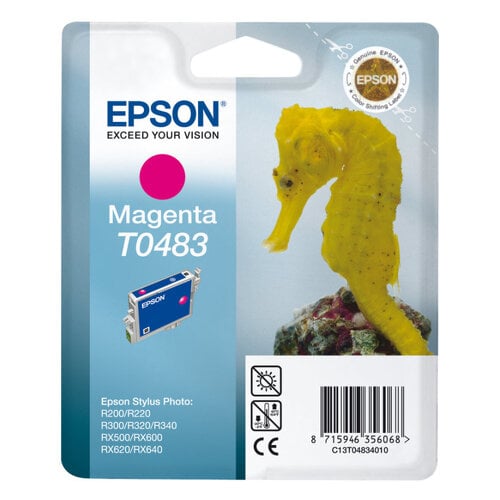 Cartucho de Tinta Original Epson T0483 Magenta - C13T04834010 - Epson C13T04834010