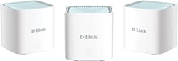 D-Link Eagle Pro AI WiFi Mesh WiFi System 6 AX1500 Dual Band - 3 unidades - MU-MIMO, OFDMA e BSS - D-Link M15-3