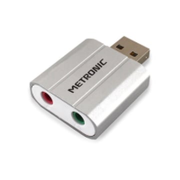 METRONIC ADAPTADOR AUDIO USB STEREO - Metronic 460092