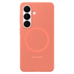 Samsung Capa magnética de silicone para Galaxy S26 em vermelho coral - Samsung EF-ES942COEGWW