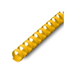 Argolas PVC Encadernar 14mm Amarelo 110 Folhas 100un - Neutral 1713022