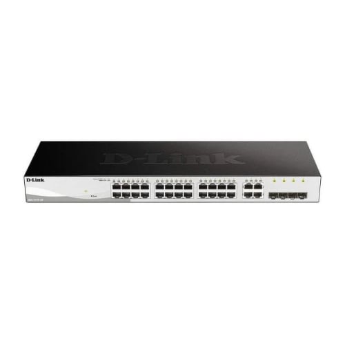 D-Link Semi-Manageable Switch 24 Portas Gigabit PoE 193W + 4 Portas Giga Combo - D-Link DGS-1210-28P/E