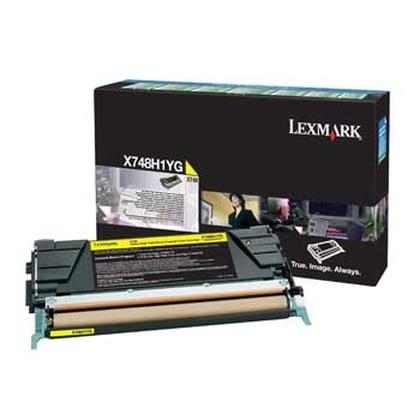 Lexmark X748H1YG toner 1 unidade(s) Original Amarelo - Lexmark X748H1YG