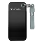 VERBATIM SSD EXTERNO POCKET 256GB USB-C BLACK/ GREY - Verbatim 32415