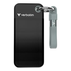 VERBATIM SSD EXTERNO POCKET 256GB USB-C BLACK/ GREY - Verbatim 32415