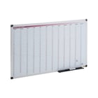 Quadro Branco 60x90cm Magnético Plano Anual GA0360170 (em inglês) e com Serigrafia a Cores - Bi-Office 340GA0360170