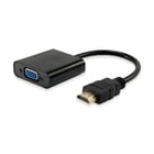 Equipar adaptador HDMI macho para VGA fêmea + conector de áudio 3,5 mm - Equip EQ11903607